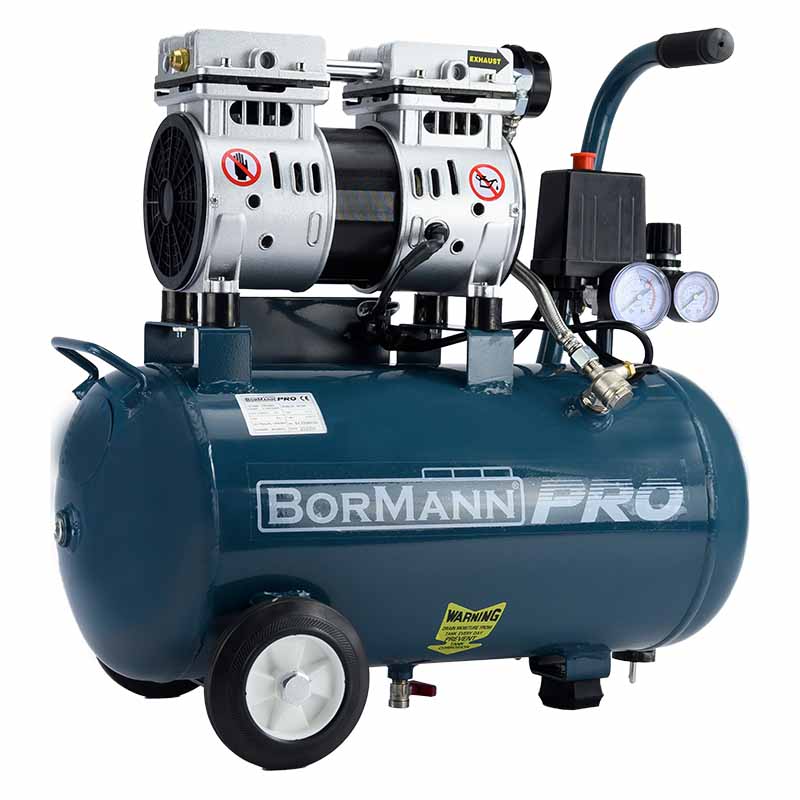 Compressore Bormann Oilless MY1100 1,5cv - 6Lt
